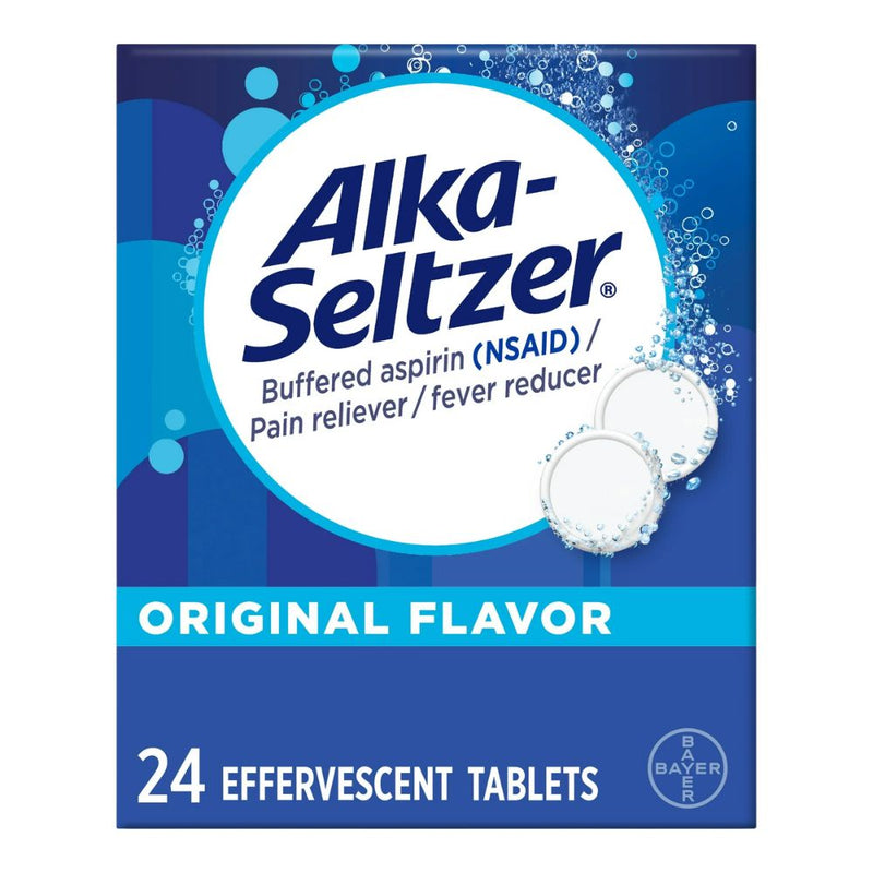Alka Seltzer Original Flavors Tabletas Efervescentes 24 Und