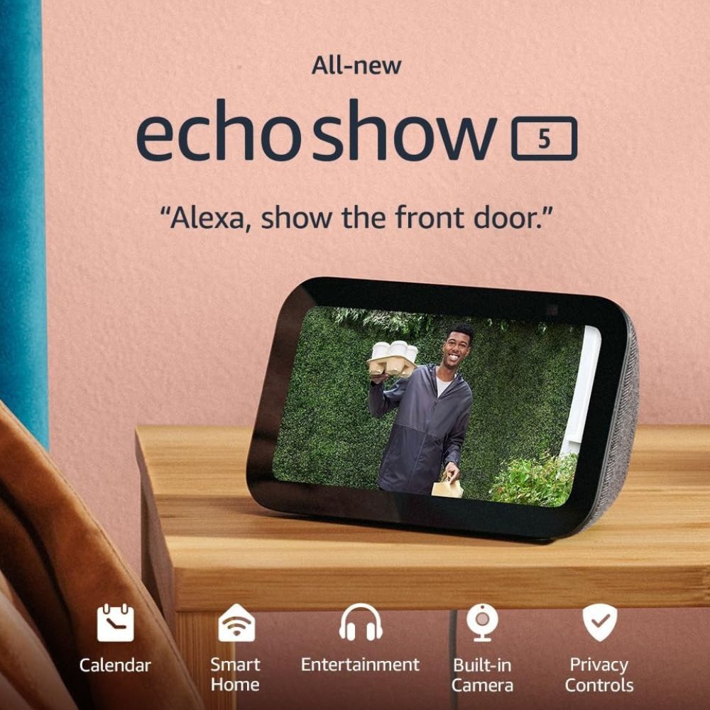 Amazon Echo Show 5 Alexa Pantalla Inteligente Con Sonido