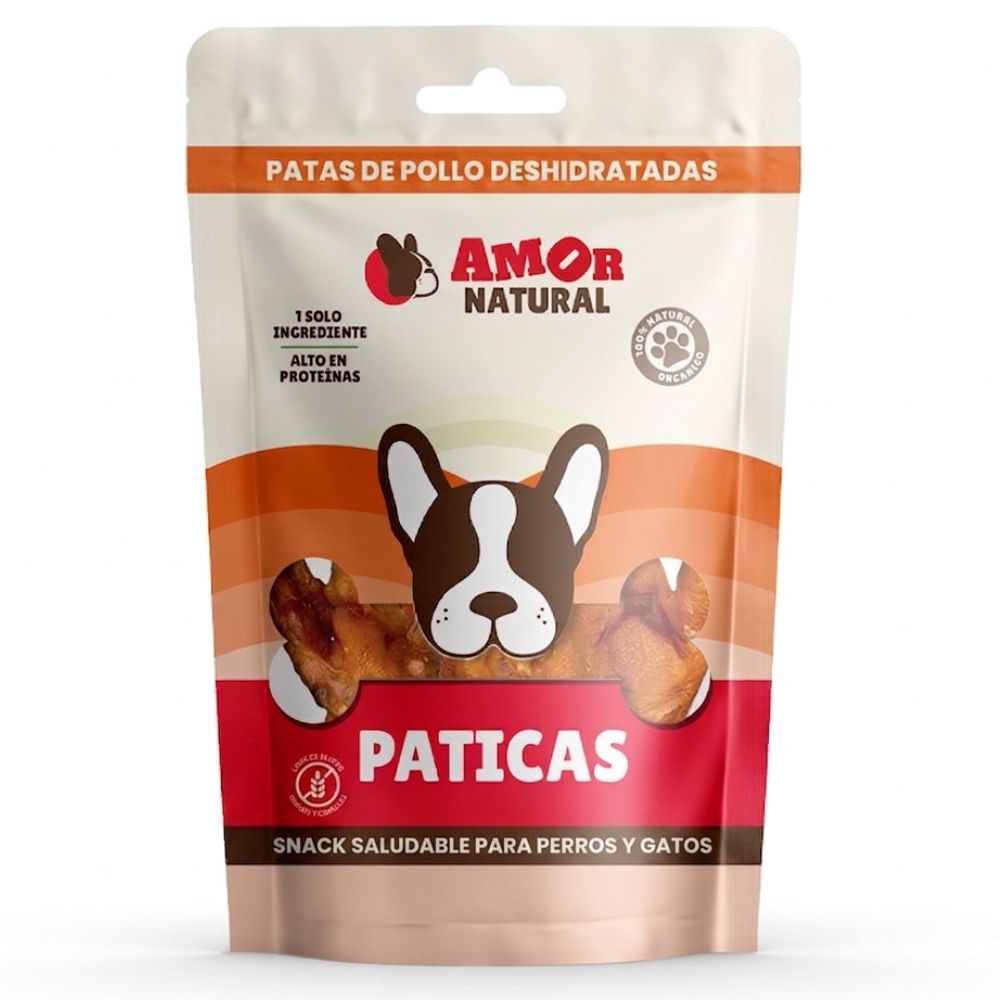 Amor Natural Treats De Paticas Deshidratadas Para Perros Y Gatos 20Und