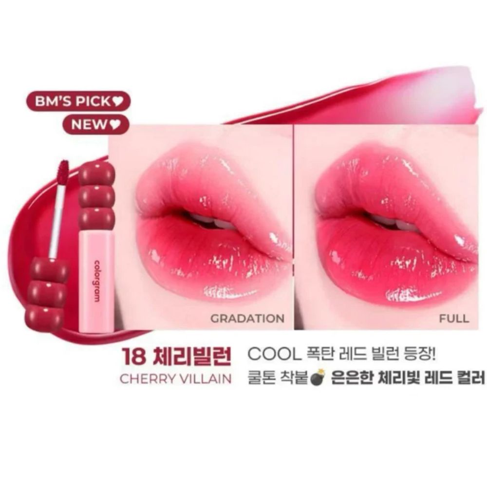 Colorgram Fruity Glass Titnt Red Bomb 18 Chery Villain 3g