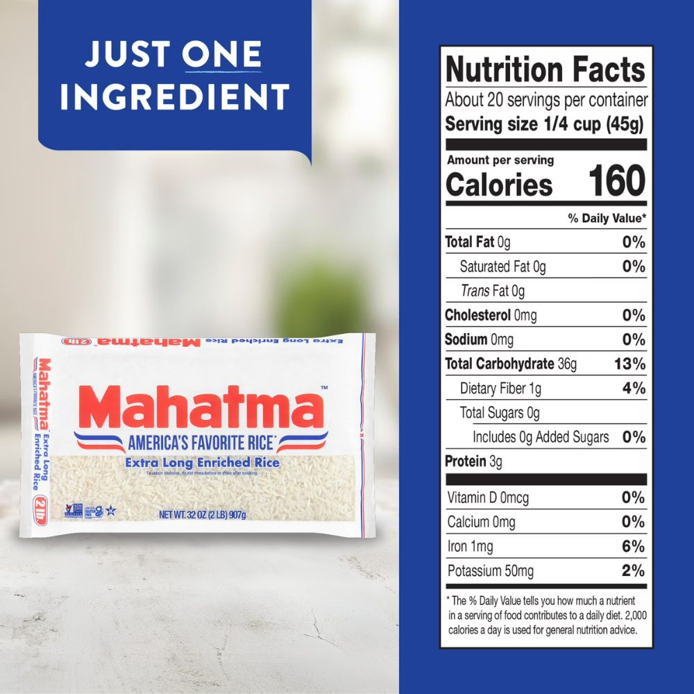 Arroz Blanco Mahatma Extra Long Grain 907 gr