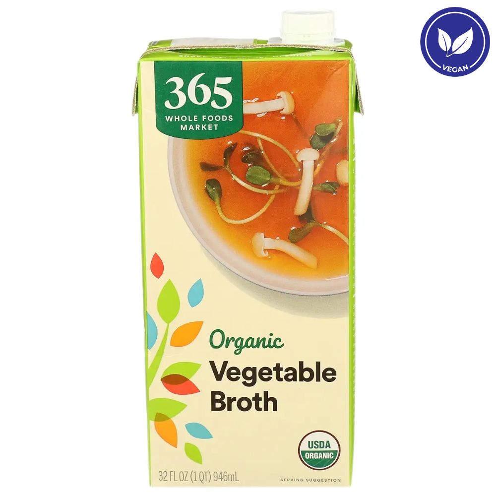 365 Whole Foods Market Organic Vegetable Broth 946ml