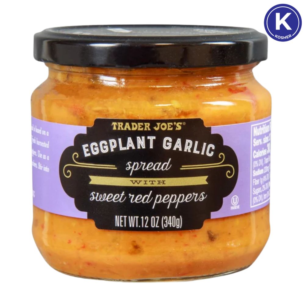 Trader Joe´s Eggplant Garlic Spread Sweet Red Peppers 340g