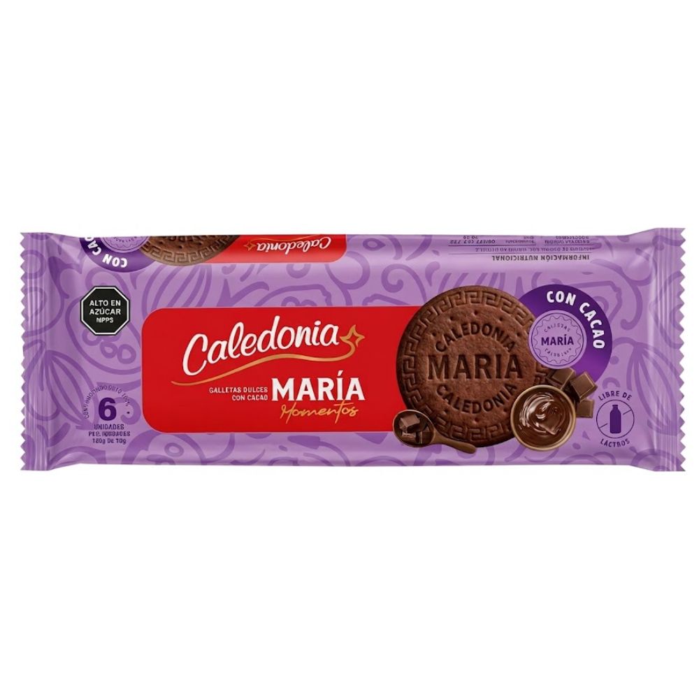 Galleta Maria Caledonia Cacao 6 und 150 grs