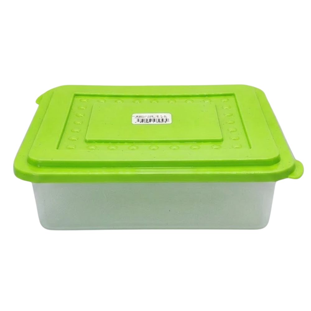 Plastihome Conservador de Alimentos Cuadrado Pequeno Tipo Sandwich Colores Variados