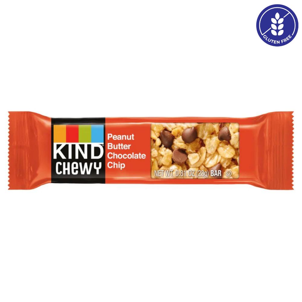 Kind Chewy Barra Peanut Butter Chocolate Chip 23g