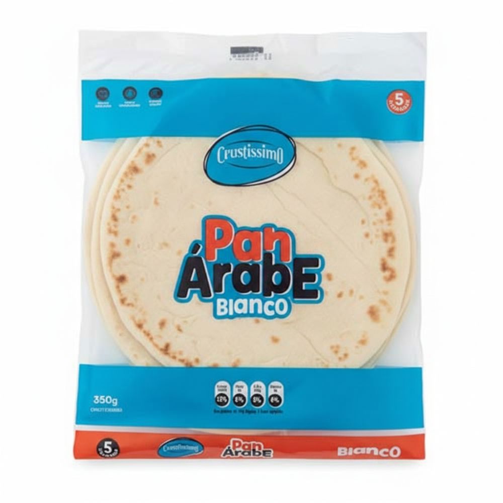Pan Arabe Blanco  5 Und