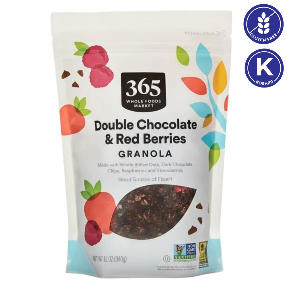365 Whole Foods Double Chocolate & Red Berries Granola 340gr
