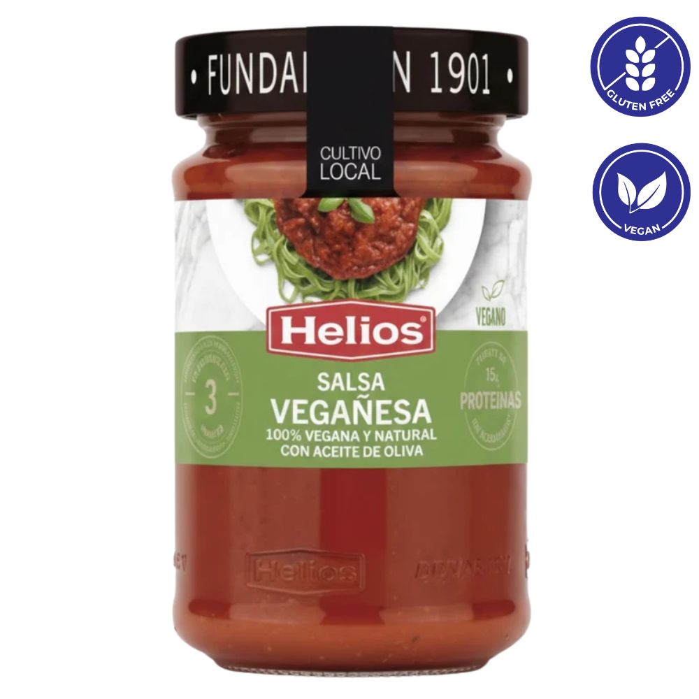 Helios Salsa Tomate Vegañesa 380gr