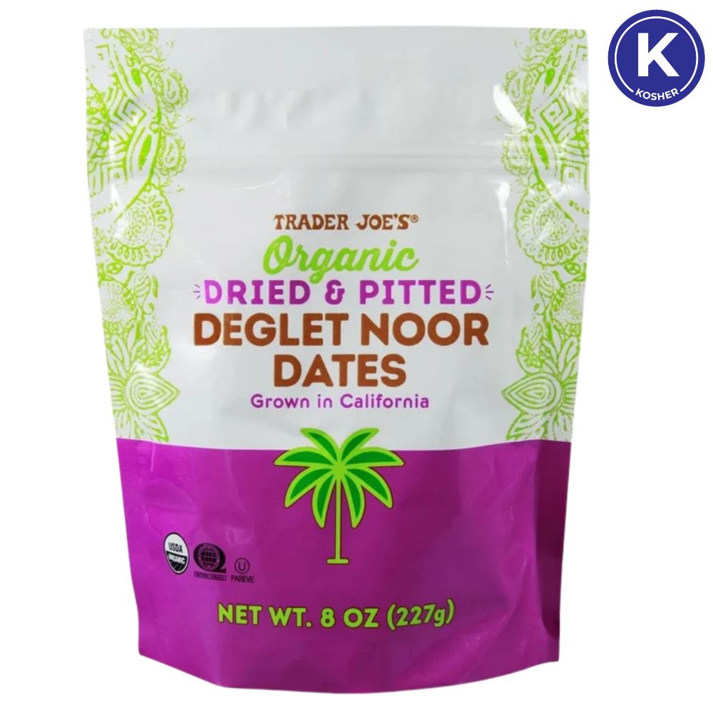 Trader Joeʹs Organic Dried & Pitted Deglet Noor Dates Grown in California 227g