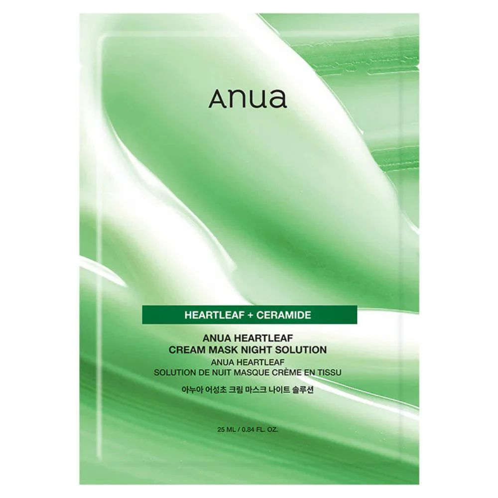 Anua Mascarilla Heartleaf Cream Mask Night Solution 25ml