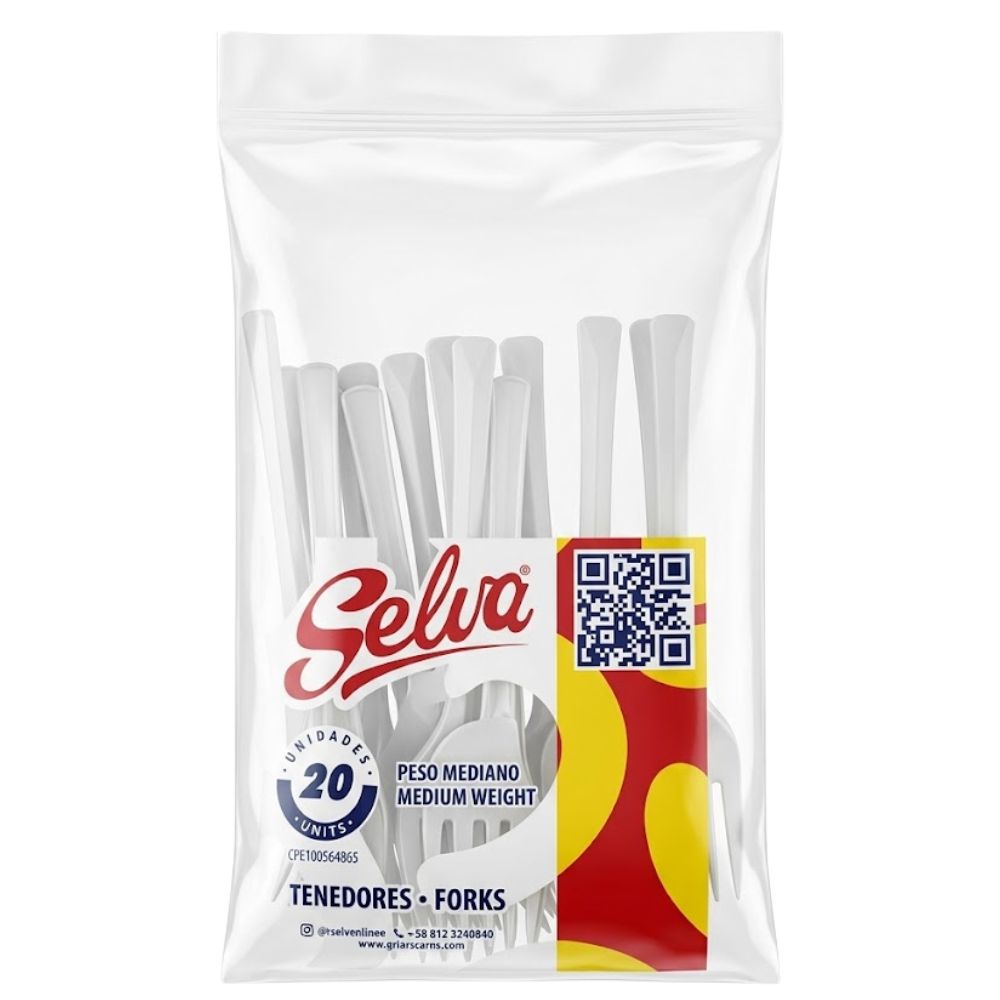 Selva Tenedores 20 Unidades