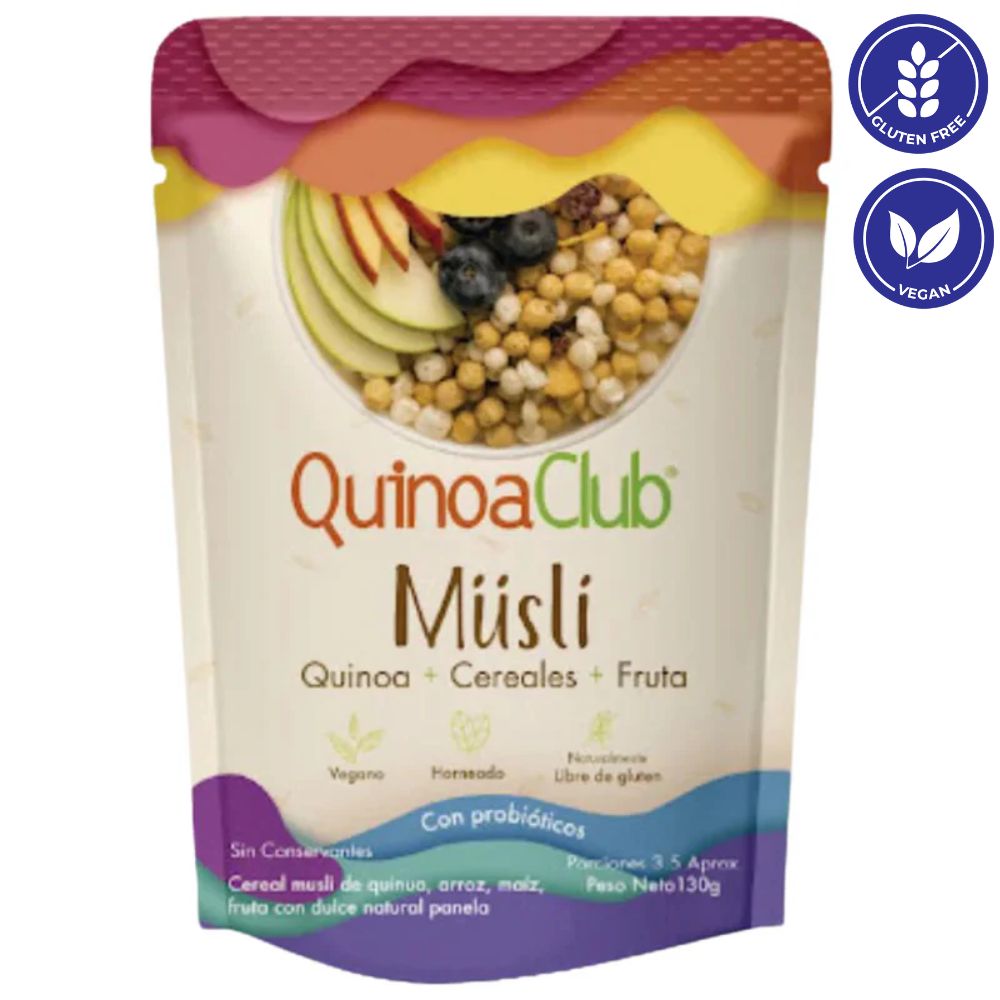 QuinoaClub Musli Sin Gluten 130grs