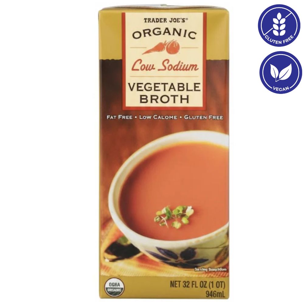 Trader Joe´s Organic Low Sodium Vegetable Broth 946 ml