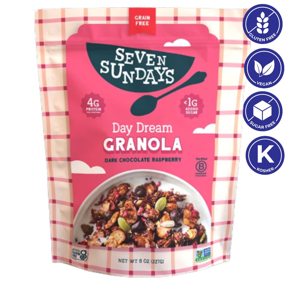 Seven SunDays Day Dream Granola Dark Chocolate Raspberry 227gr