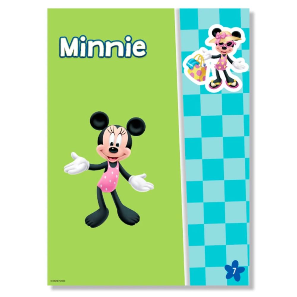 Libro De Actividades Visto Y Coloreo Minnie  16 pag + Stickers