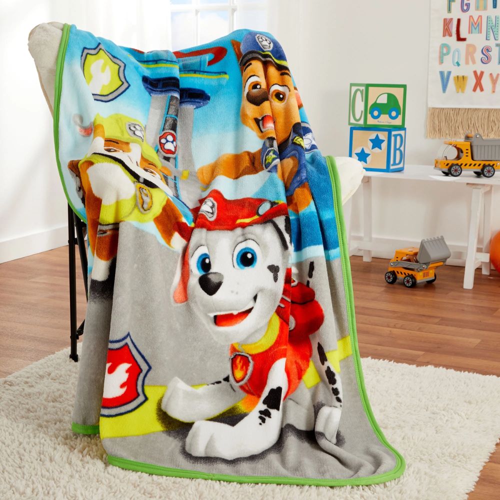 Cobija Paw Patrol Throw Tamaño Individual 117cm x 152cm