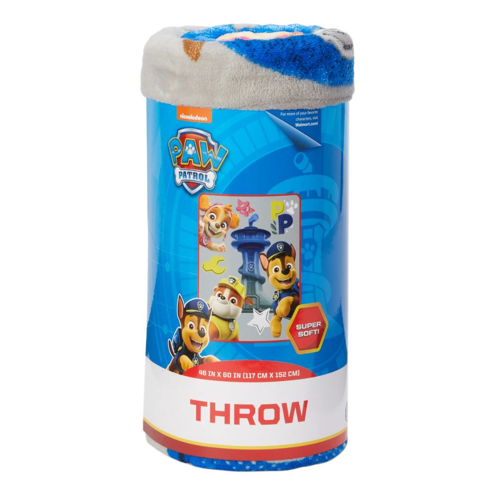 Cobija Paw Patrol Throw Tamaño Individual 117cm x 152cm
