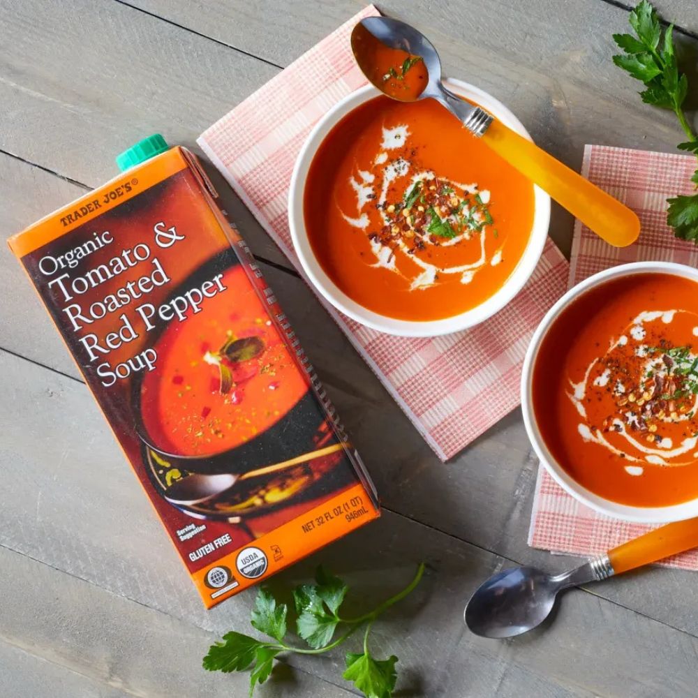 Trader Joe´s Organic Tomato and Roasted Red Pepper Soup 946 ml