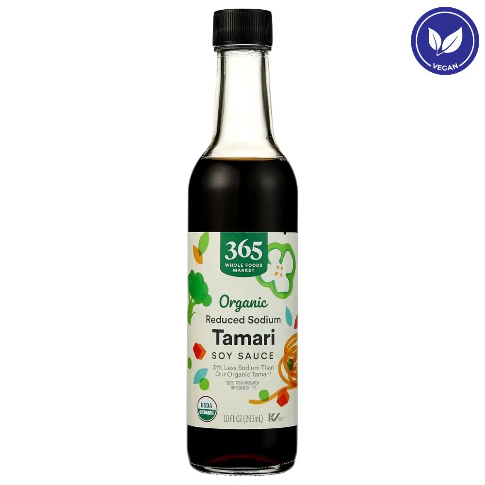 365 Whole Foods Market Organic Reduced Sodium Tamari Soy Sauce 296ml