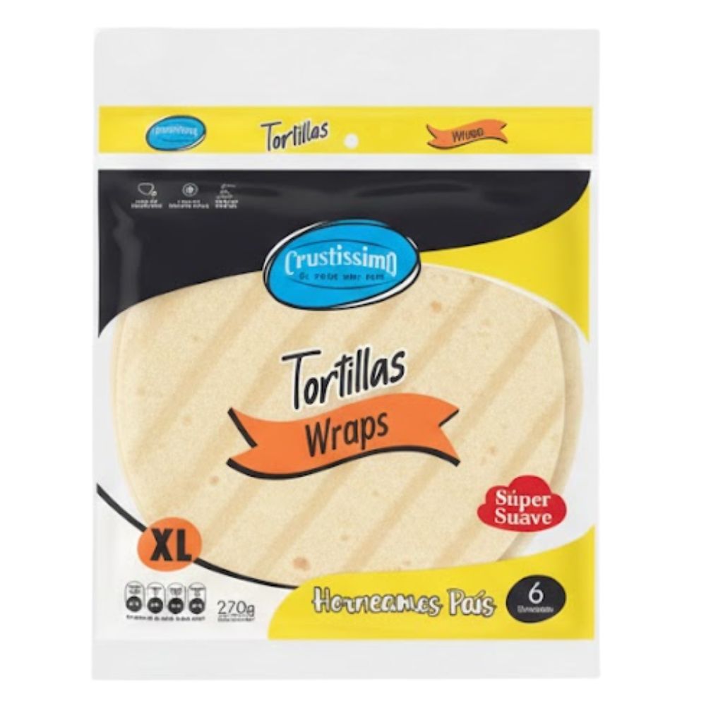 Crustissimo Tortillas Wraps XL 6 Und