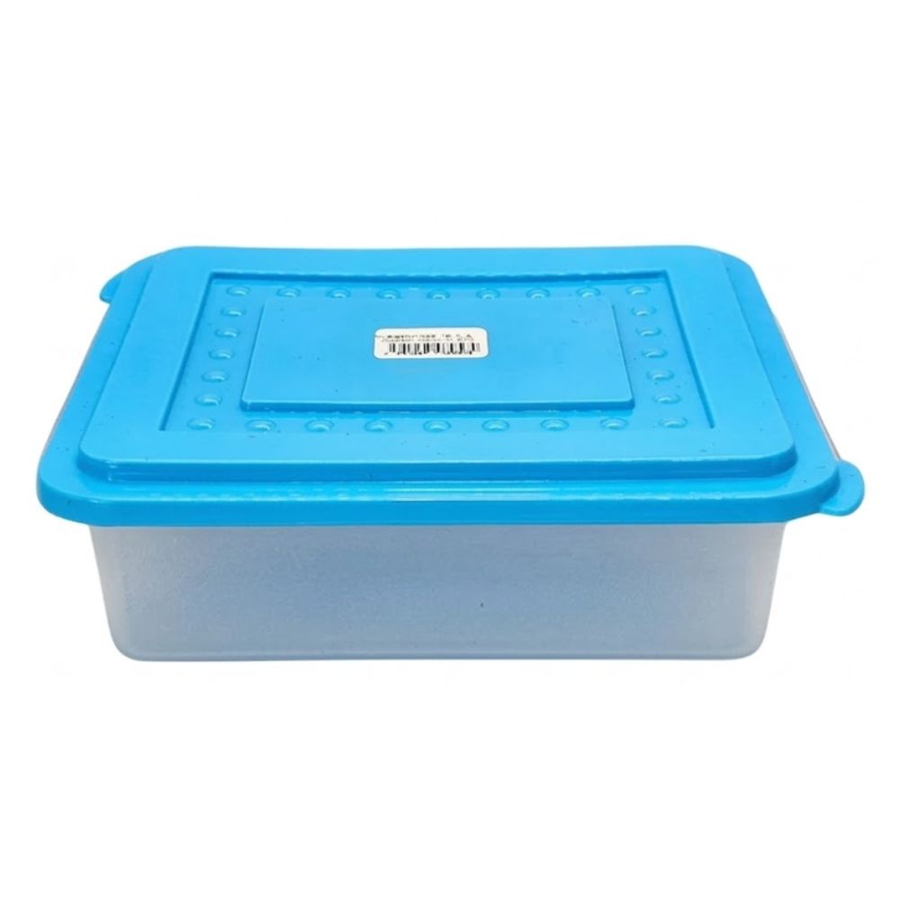 Plastihome Conservador de Alimentos Cuadrado Pequeno Tipo Sandwich Colores Variados