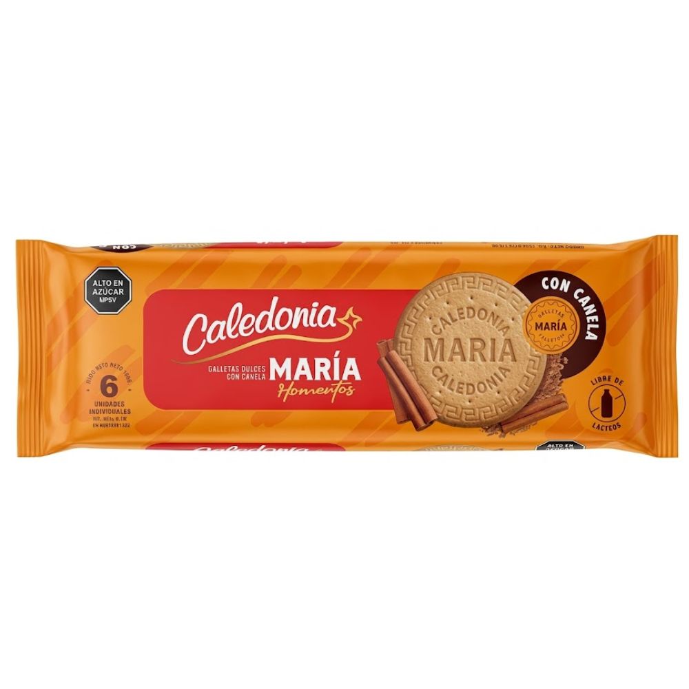 Galleta Maria Caledonia Canela 6 und 150 grs