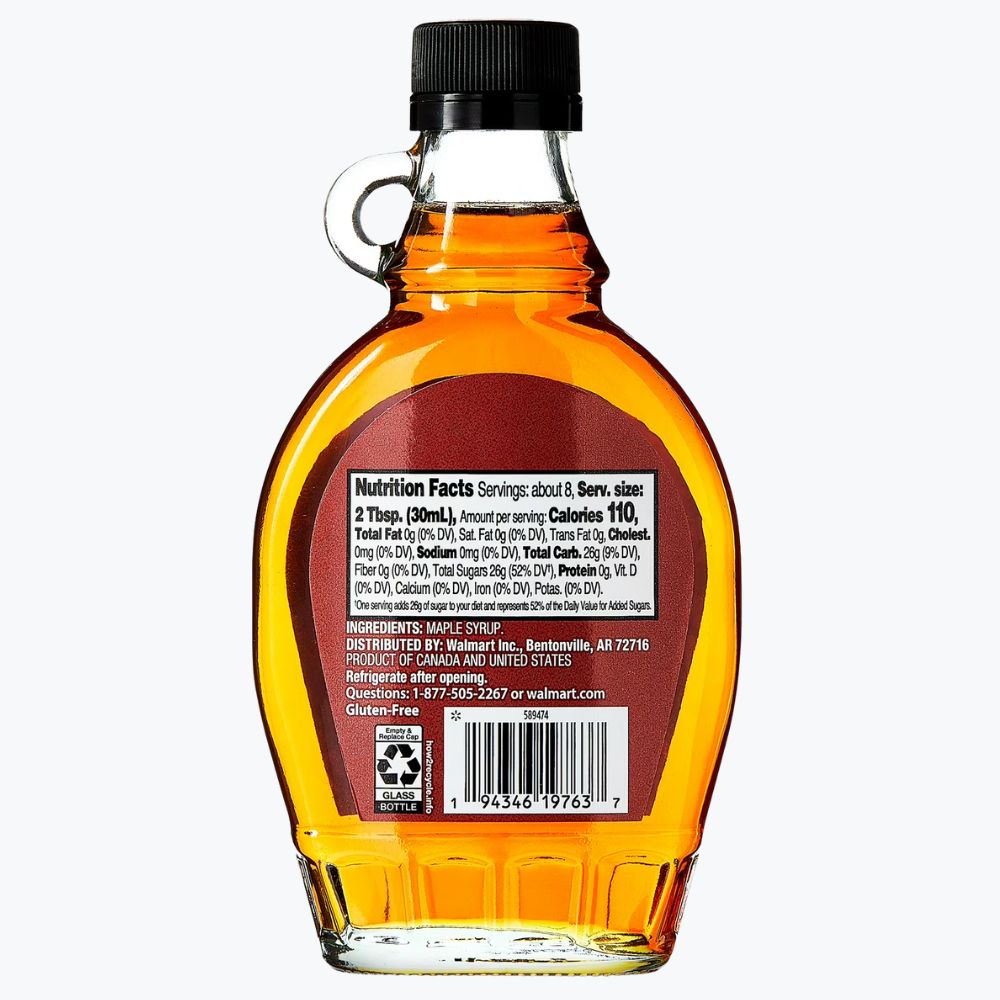 Great Value Pure Maple Syrup 236ml