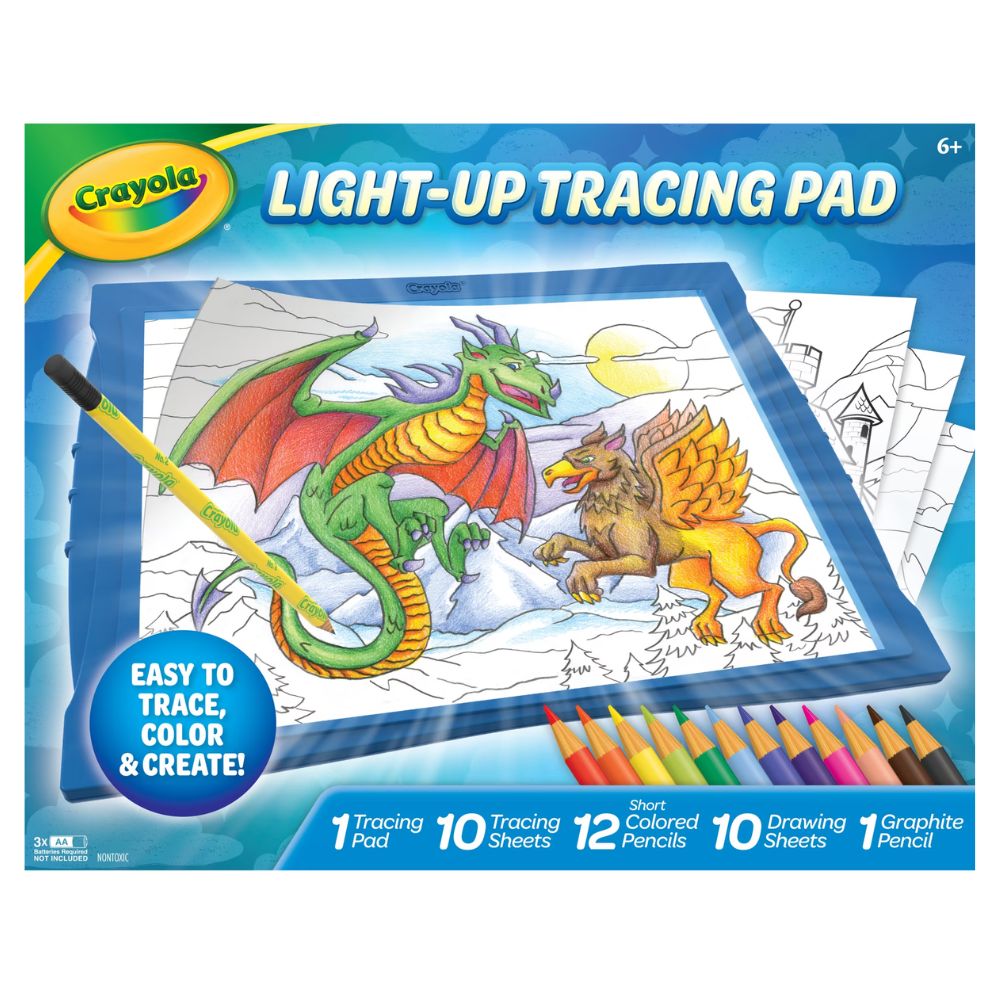 Crayola Light-Up Tracing Pad Blue 6+