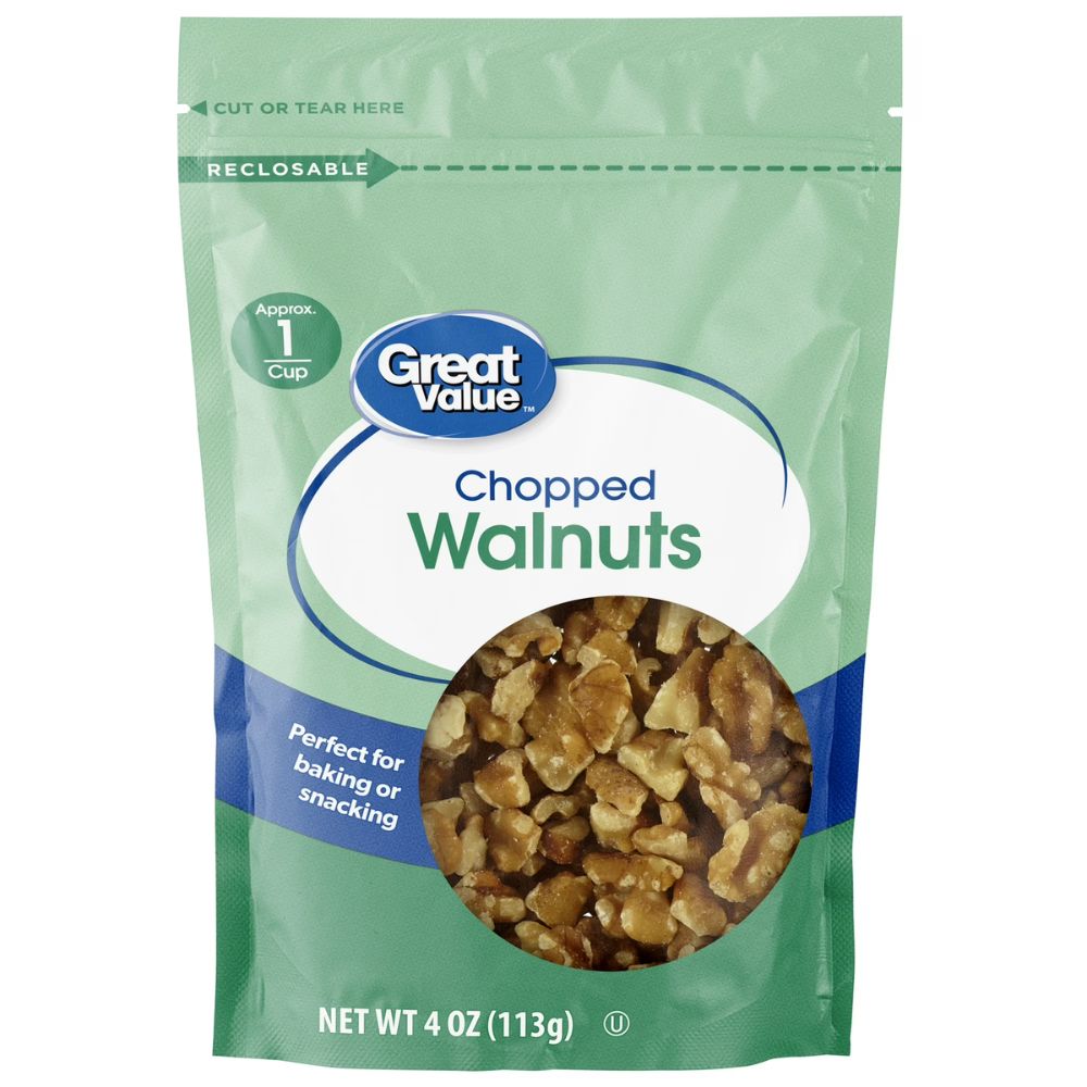 Great Value Chopped Walnuts 113g