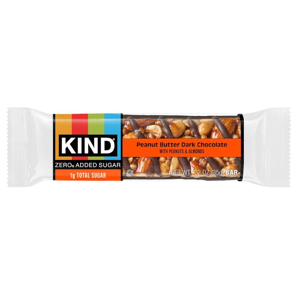 Kind Barra Peanut Butter Dark Chocolate Zero Added Sugar 35g