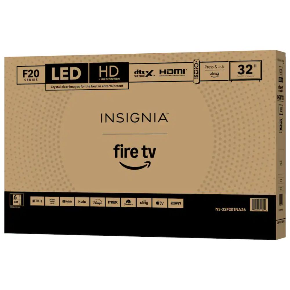 Televisor Insignia 32" Fire TV Smart Class F20 Series LED Modelo NS-32F201NA26