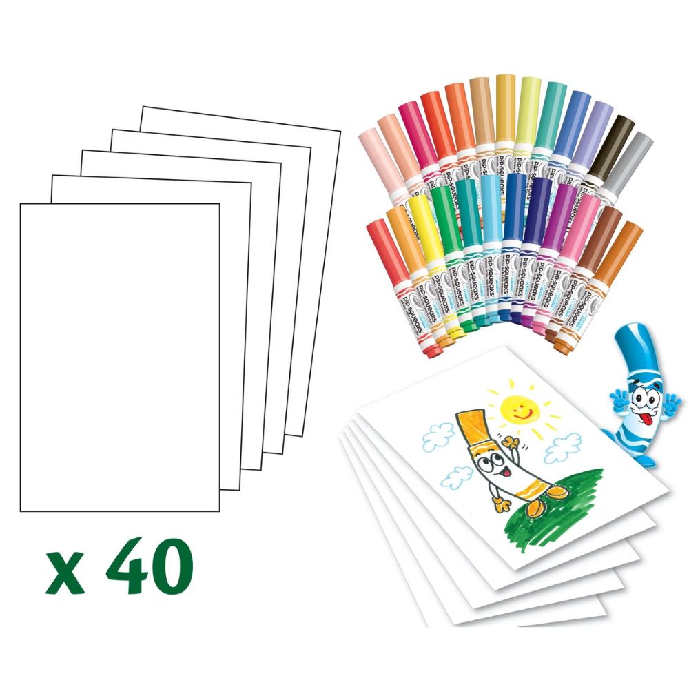 Crayola Pip-Squeaks Washable Markers Kit 4+