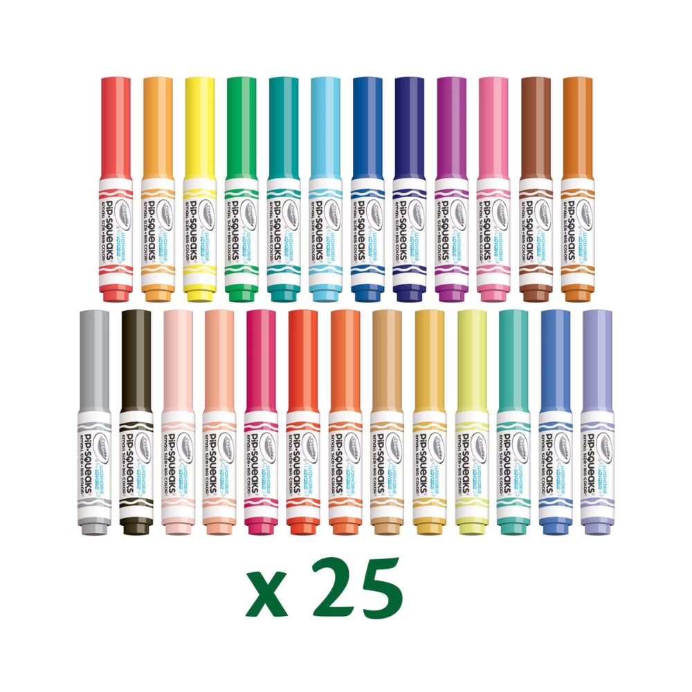 Crayola Pip-Squeaks Washable Markers Kit 4+