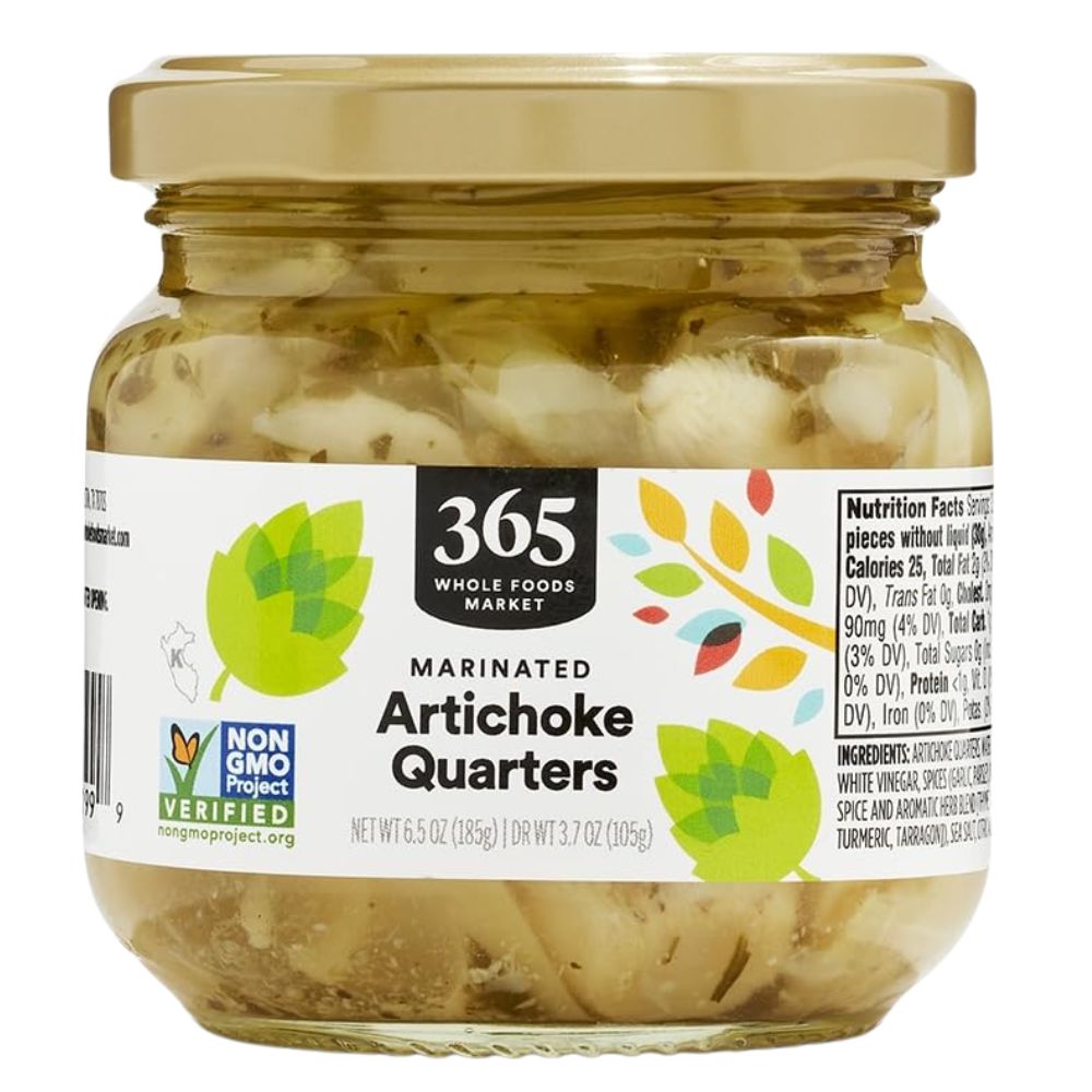 365 Whole Foods Market Marinated Artichoke Quarters 185g
