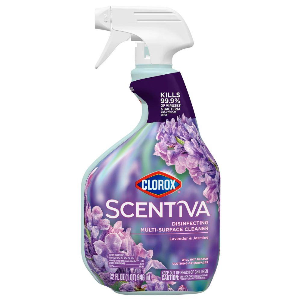 Clorox Scentiva Desinfecting Multi-Surface Cleaner Lavender & Jasmine 946ml