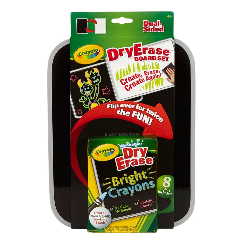 Crayola Dry Erase Dual-Sided Board 4+