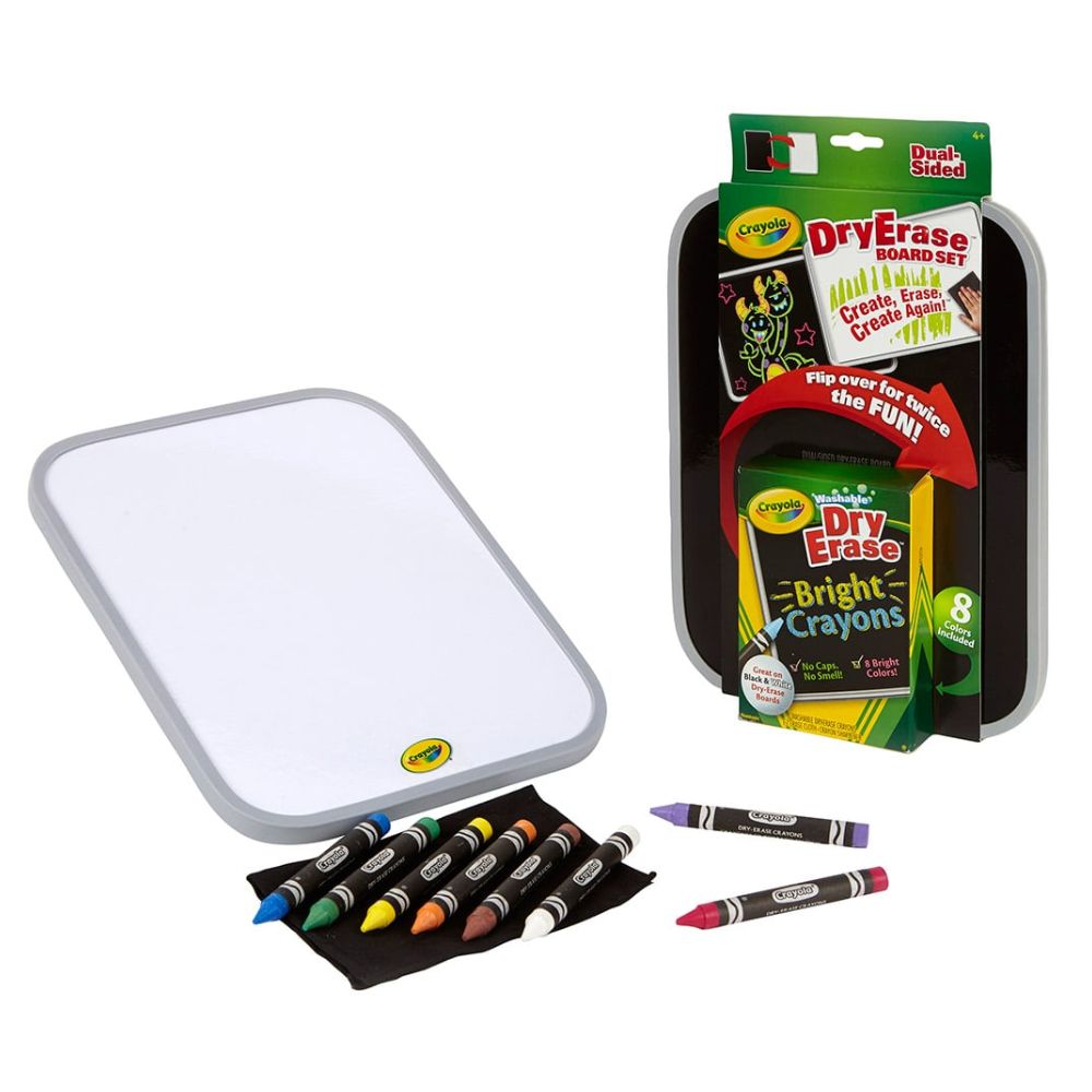 Crayola Dry Erase Dual-Sided Board 4+