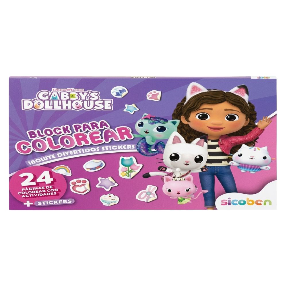 Gabbys Doll House Libro De Colorear Con Stickers