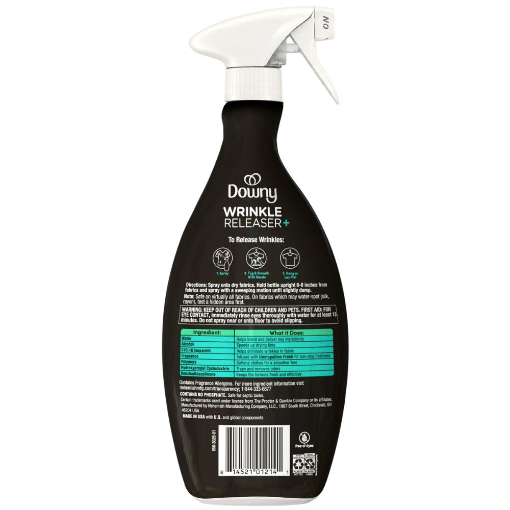 Downy Wrinkle Release + Un Stopables Fresh 1.00L