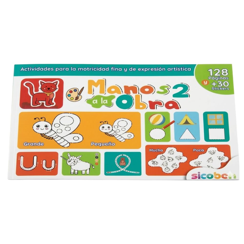 Libro De Actividades Con Stickers Manos a La Obra 2