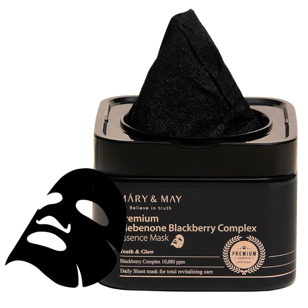 Mary & May Premium Idebenone Blackberry Complex Essence Mask 250g