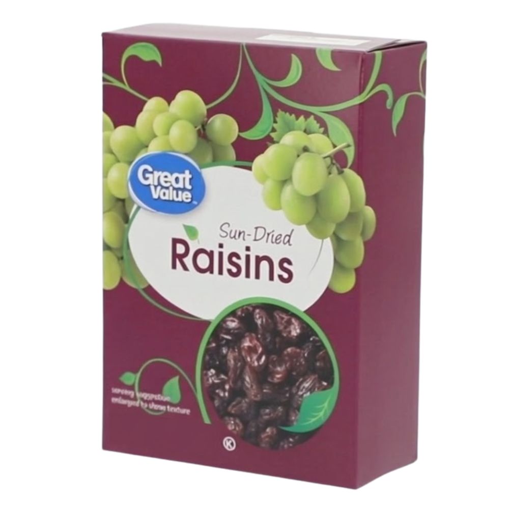 Great Value Raisins Sun Dried 28g