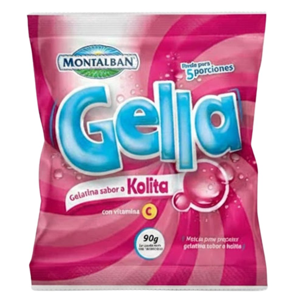 Montalban Gella Gelatina Sabor Kolita 90g