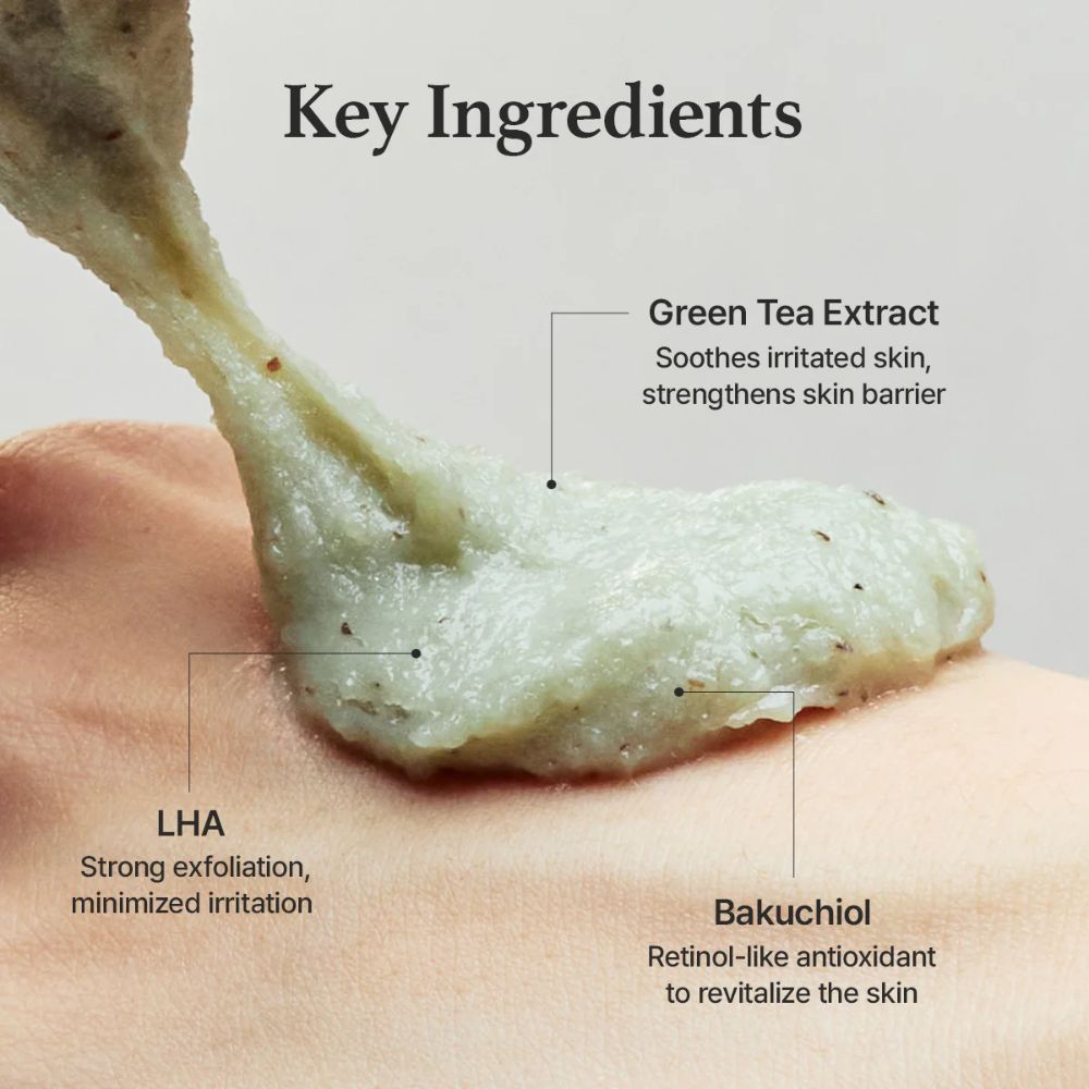 Arencia Green Tea + LHA Deep Pore Rice Cake Cleanser 150g