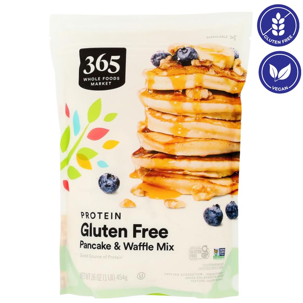 365 Whole Foods Market Protein Gluten Free Pancake & Waffle Mix 454g