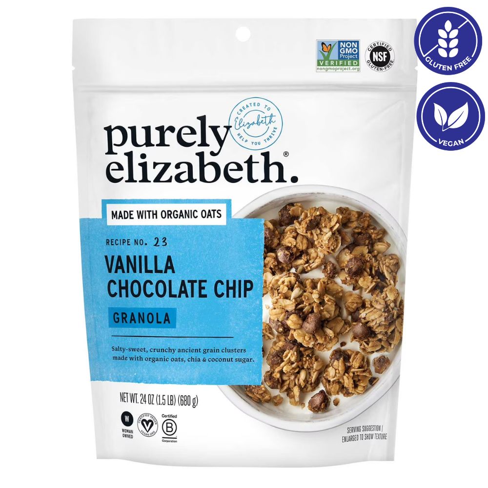 Purely Elizabeth Ancient Grain Granola Vainilla Chocolate Chip No.23  680g