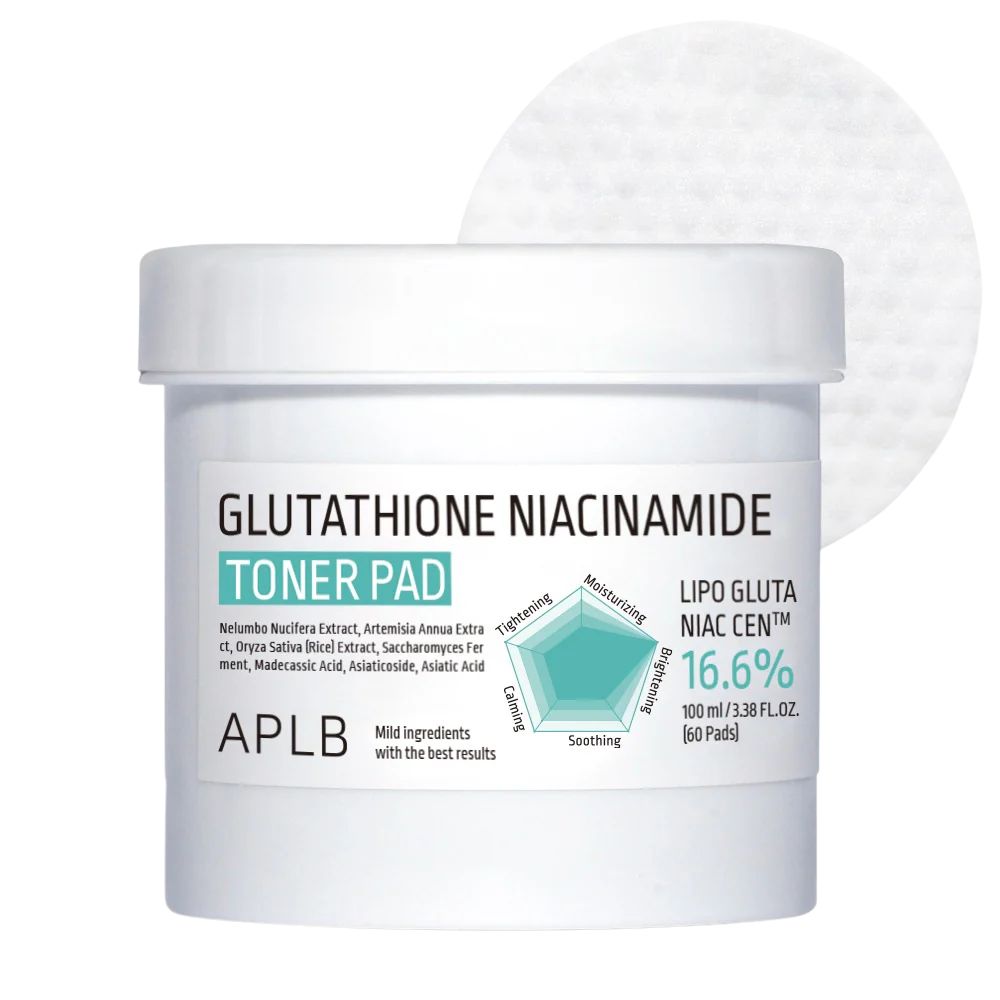 APLB Glutathione Niacinamide Toner Pad 100ml 60 Pads