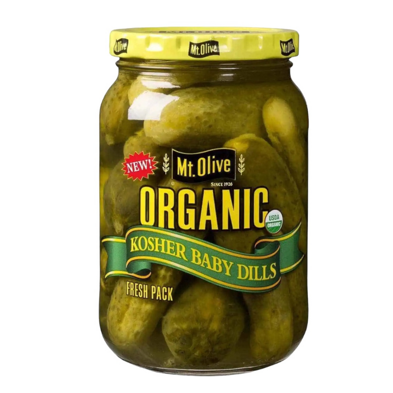 Pepinillos Mt.Olive Organic Kosher Baby Dills 1.3kg