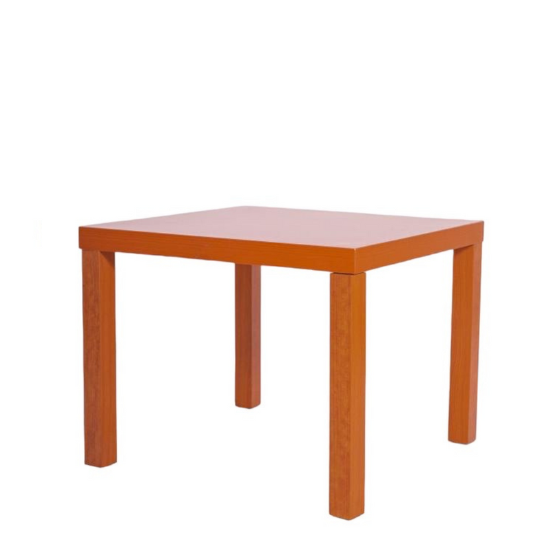 Mesa de Madera Color Cherry Side Table 60 x 60 cm